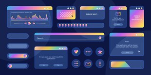 渐变 UI 组件