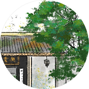 中式庭院一角