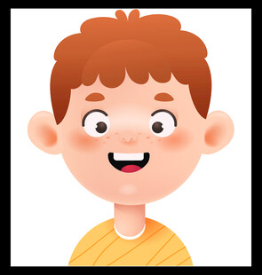 微笑男孩头像