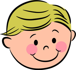 微笑小男孩头像