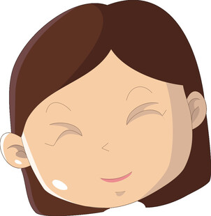 微笑女孩头像