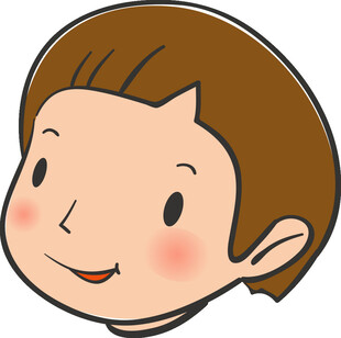 微笑小男孩头像