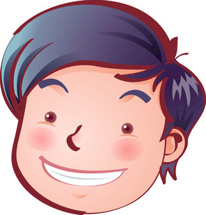 微笑男孩头像