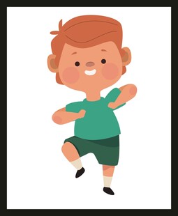 跳舞的小男孩