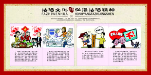 学雷锋志愿服务精神宣传板