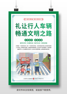 创建文明城市挂画海报
