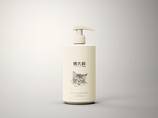 简约风按压式洗护用品瓶