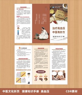 中医高血压折页