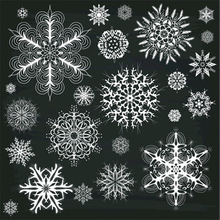 精美雪花图案集合