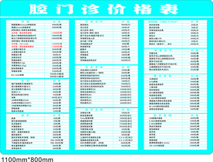 格表展示