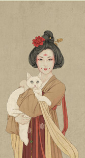古风画 古风工笔 唐代仕女 怀