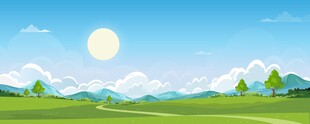 户外风景插画