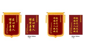 送老师锦旗 锦旗模板