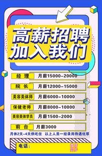 招聘海报
