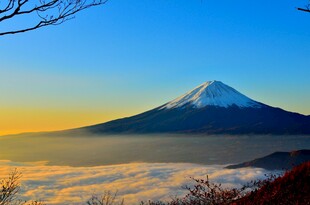 富士山云海壮丽美景