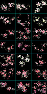 古风海棠花