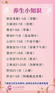 十二时辰养生小知识分享