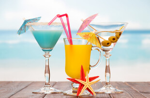 海滨风情鸡尾酒组合
