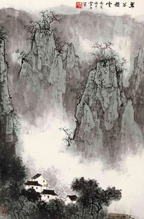 水墨山水间的静谧景致