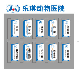 乐琪动物医院医生介绍牌