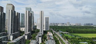 眺望城市的高楼