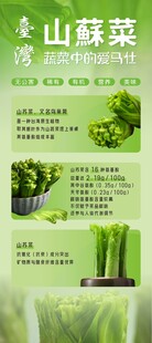 山野菜宣传页展示