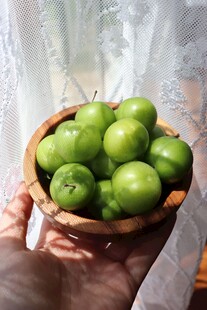 手捧苹果