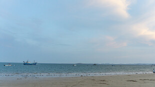 海边黄昏美景