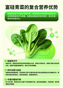 含硅青菜的营养优势