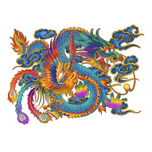 龙凤呈祥图案
