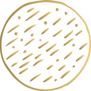 金色点状圆形装饰图案