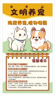 文明遛狗  文明养宠 温馨提示