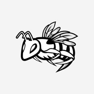 抽象昆虫图案设计