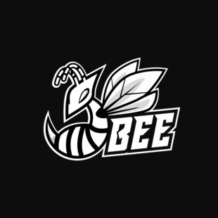 蜜蜂篮球标志设计