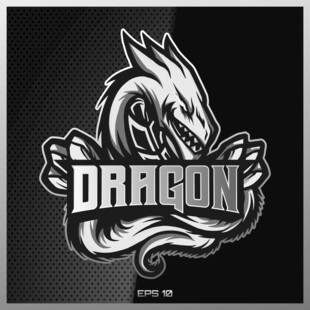 龙主题酷炫LOGO设计