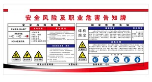 安全风险防范职业危害告知