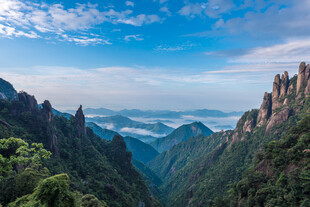 壮丽山峦云海景观