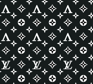 LV经典图案纹理背景