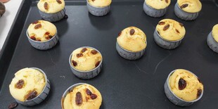 美味巧克力豆小蛋糕
