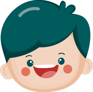 微笑小男孩头像