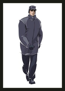 时尚男士黑色穿搭造型展示