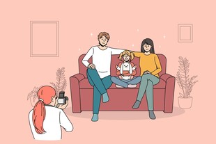 家庭温馨时刻摄影师抓拍