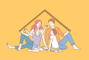温馨家庭相聚时刻