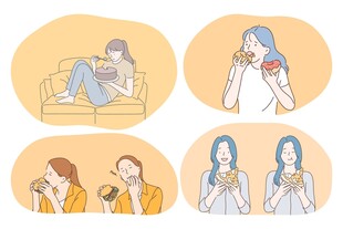 日常休闲场景中的人物活动
