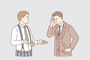 商务人士交流场景