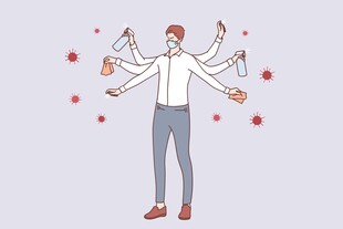 多任务处理的忙碌职场人