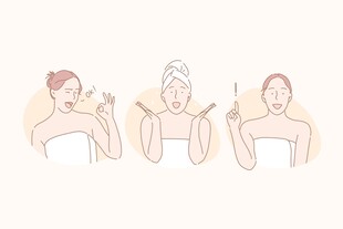 女性护肤步骤图示