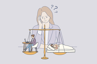 工作与睡眠的天平失衡