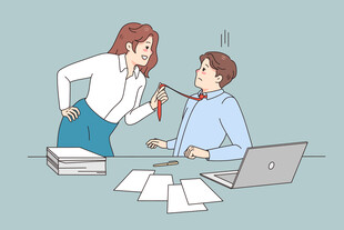 女上司训斥男下属