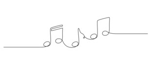简约线条音乐符号图案